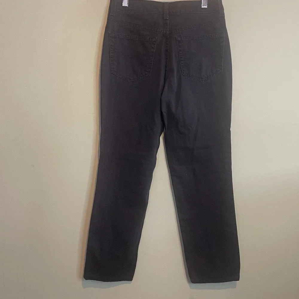 Faded Glory Womens Dark Wash Classic Stretch Straight Denim Jeans Black Size‎ 4P